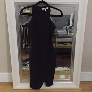 Black bodycon dress